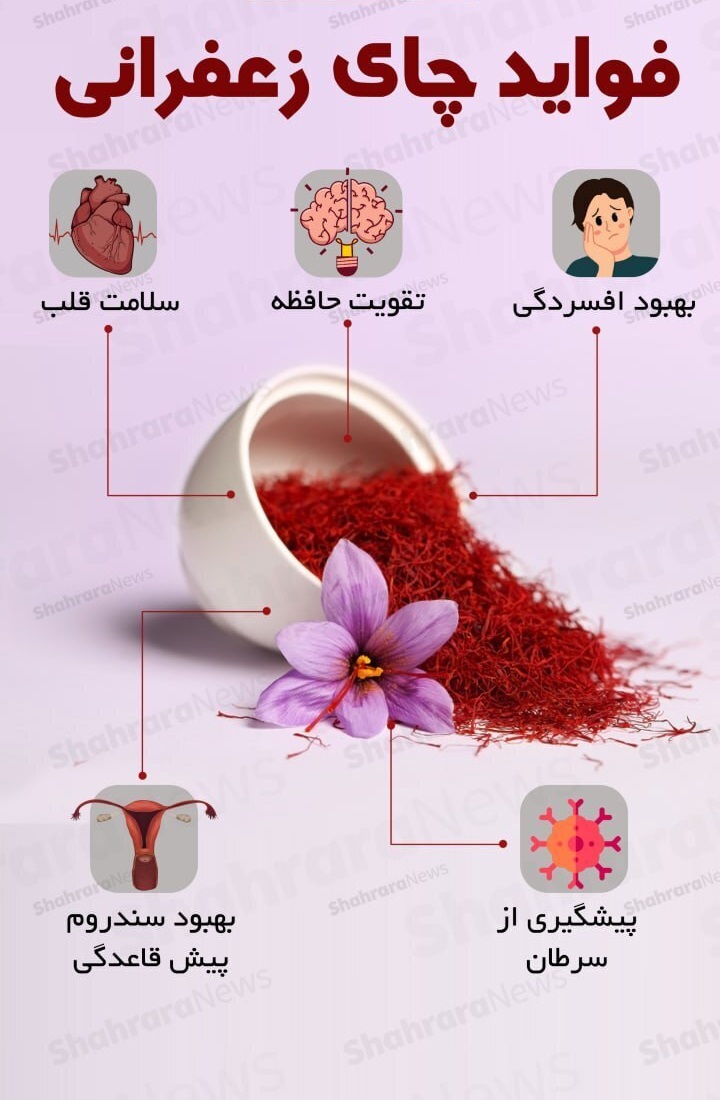 چای زعفرانی